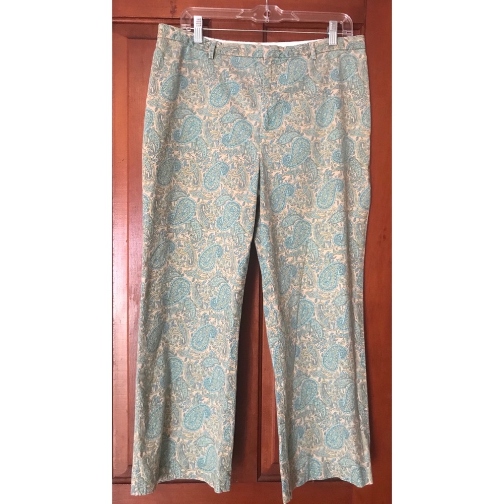 GAP Stretch - Cropped Paisley Printed  Pants